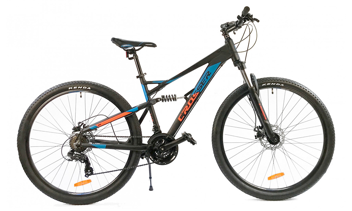 Фотографія Велосипед Сrosser Stanley 29" розмір М рама 18 2021 Чорно-синій